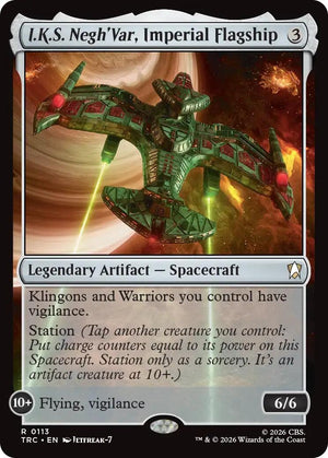 Image for I.K.S. Negh'Var, Imperial Flagship (Surge Foil) (TRC) - Magic: The Gathering