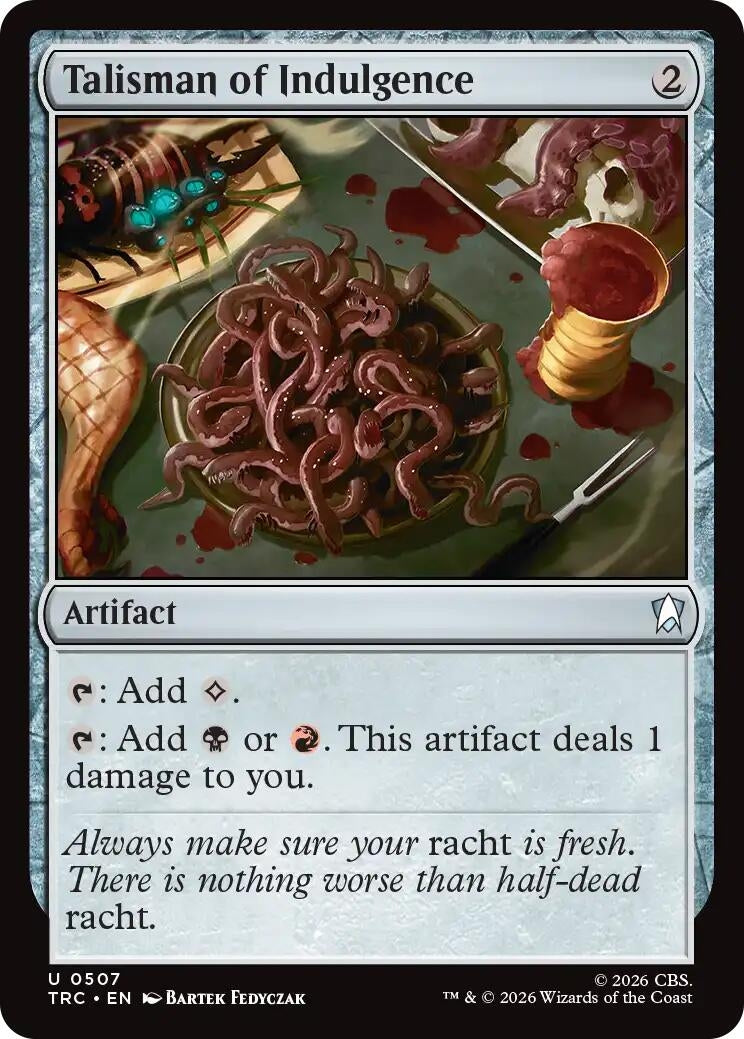 Image for Talisman of Indulgence (Surge Foil) (TRC) - Magic: The Gathering