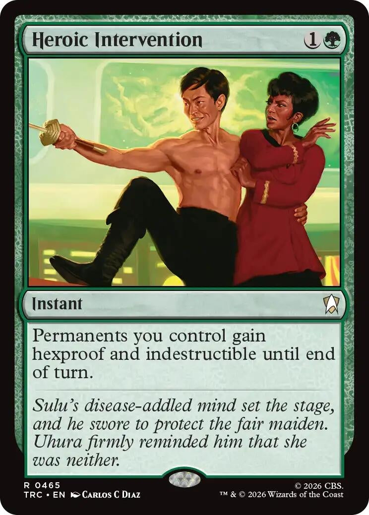 Image for Heroic Intervention (Surge Foil) (465) (TRC) - Magic: The Gathering