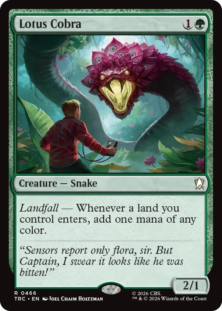Image for Lotus Cobra (Surge Foil) (466) (TRC) - Magic: The Gathering