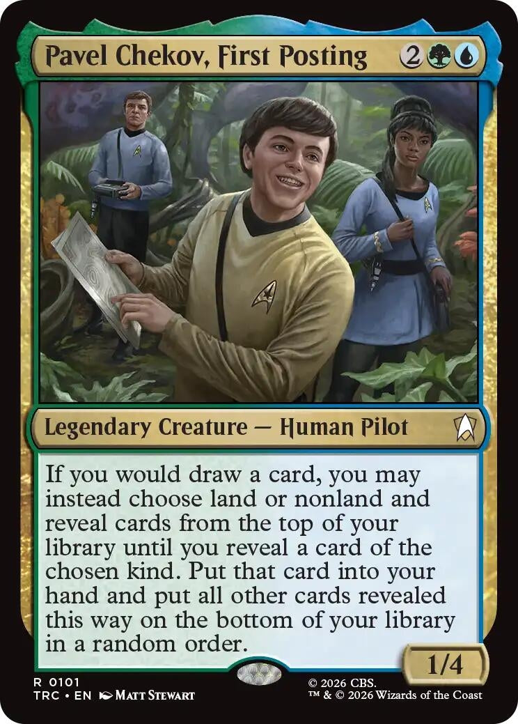 Image for Pavel Chekov, First Posting (101) (TRC) - Magic: The Gathering