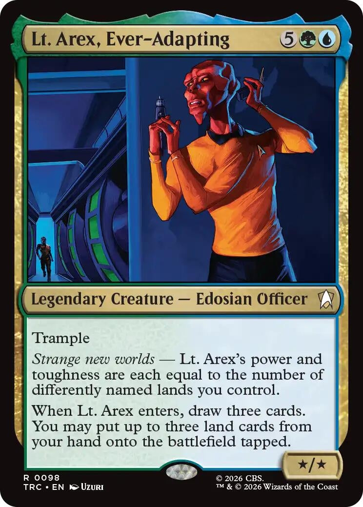 Image for Lt. Arex, Ever-Adapting (Surge Foil) (98) (TRC) - Magic: The Gathering
