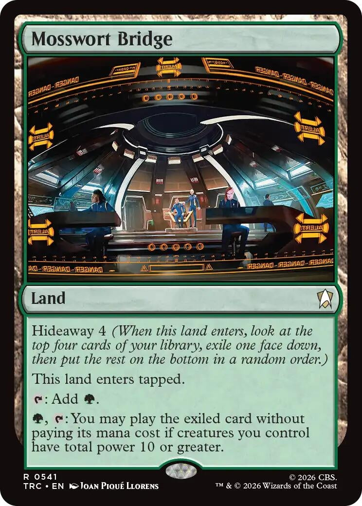 Image for Mosswort Bridge (541) (TRC) - Magic: The Gathering