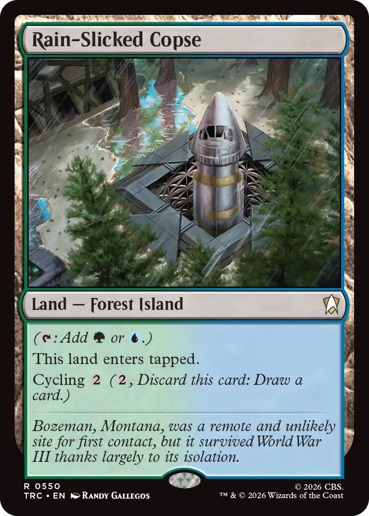 Image for Rain-Slicked Copse (550) (TRC) - Magic: The Gathering