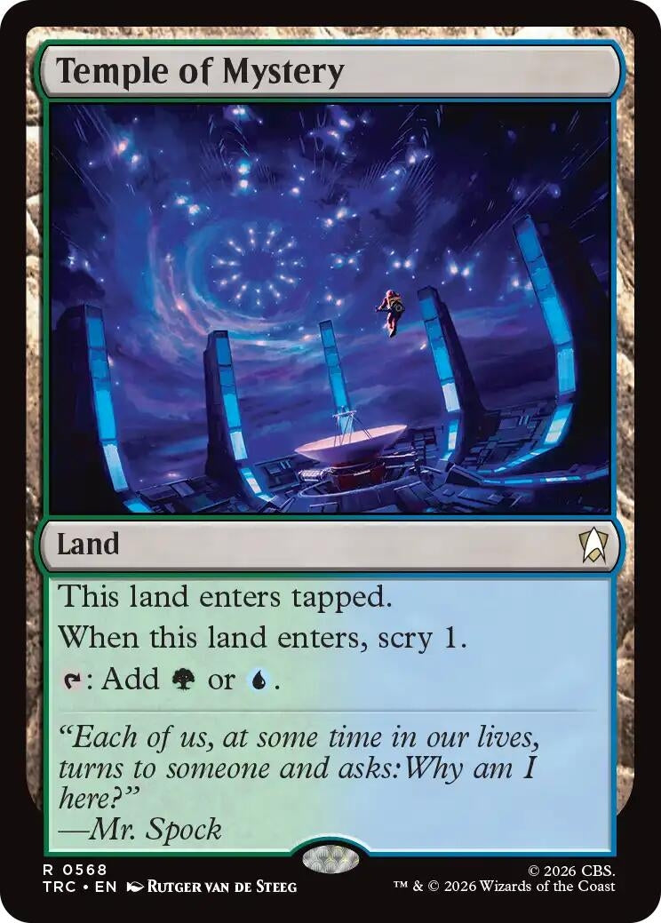 Image for Temple of Mystery (568) (TRC) - Magic: The Gathering