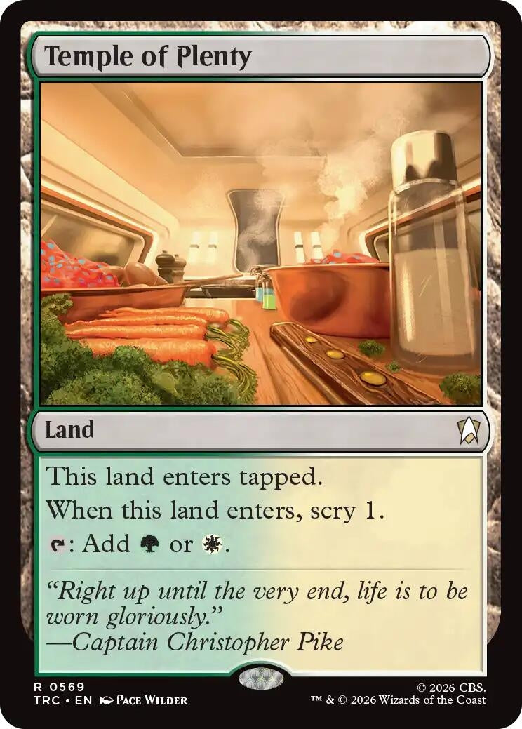Image for Temple of Plenty (569) (TRC) - Magic: The Gathering