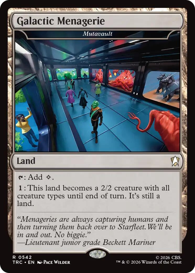 Image for Galactic Menagerie - Mutavault (Surge Foil) (542) (TRC) - Magic: The Gathering
