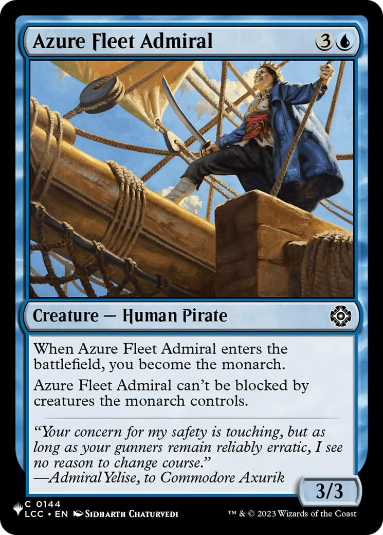 Image for Azure Fleet Admiral (LIST) - Magic: The Gathering