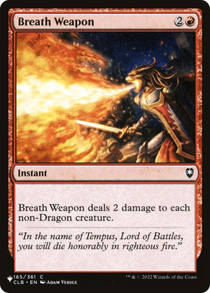 Image for Breath Weapon (LIST) - Magic: The Gathering