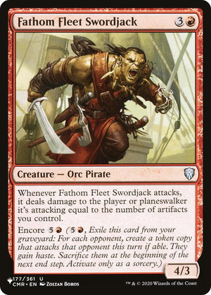 Image for Fathom Fleet Swordjack (LIST) - Magic: The Gathering