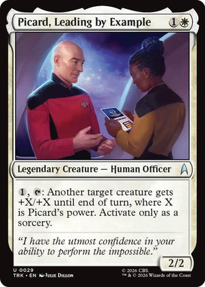 Image for Picard, Leading by Example (29) (TRK) - Magic: The Gathering
