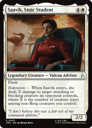 Image for Saavik, Stoic Student (TRK) - Magic: The Gathering