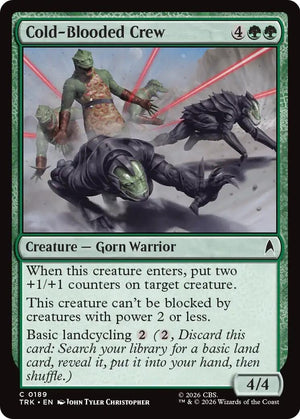 Image for Cold-Blooded Crew (TRK) - Magic: The Gathering