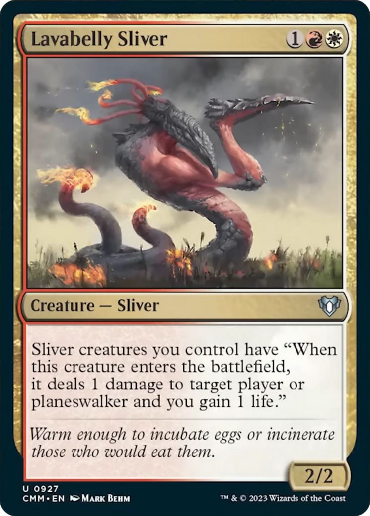 Lavabelly Sliver [Commander Masters]