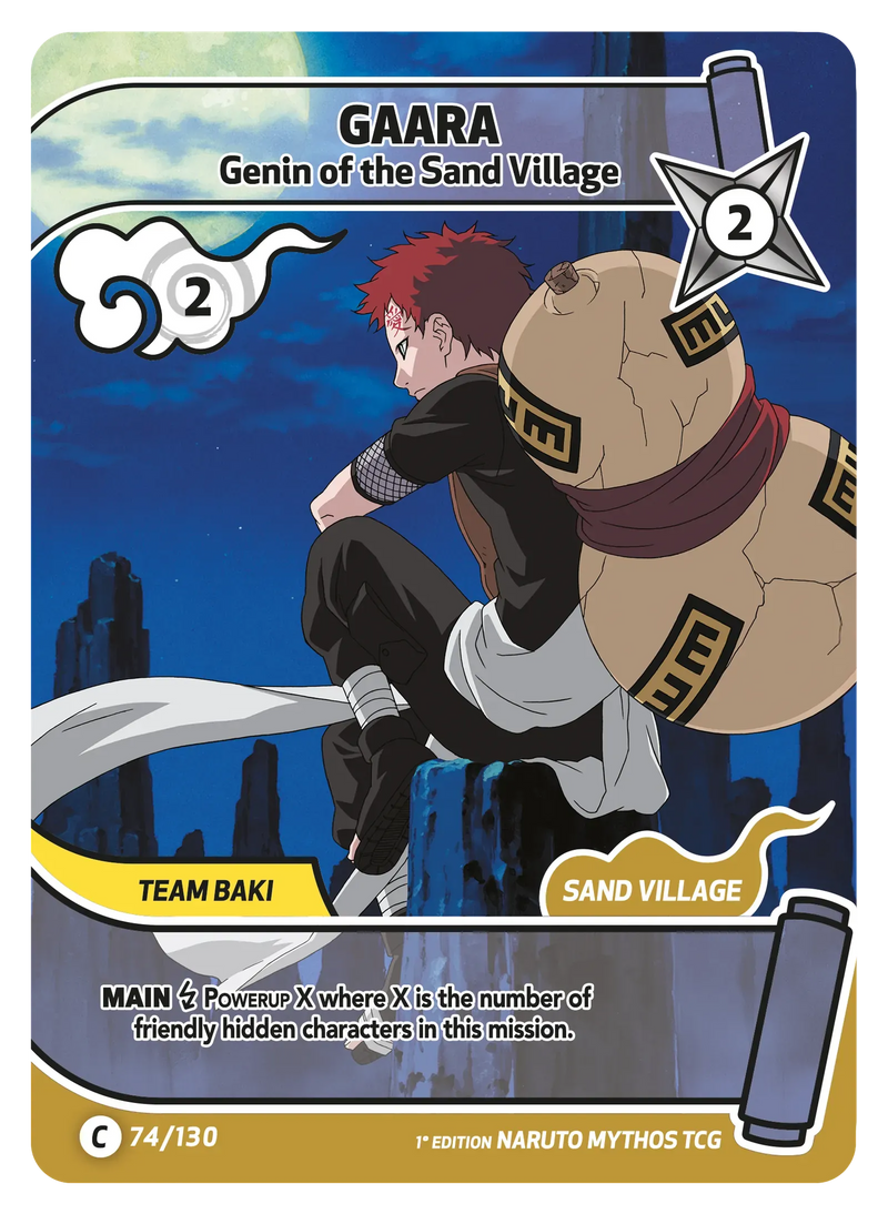 Image for Gaara — Genin of the Sand Village (074/130) (KSH) - Naruto Mythos TCG