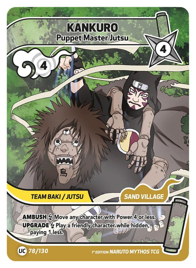 Image for Kankuro — Puppet Master Jutsu (078/130) (KSH) - Naruto Mythos TCG