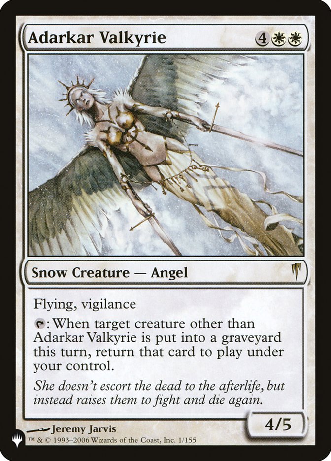 Adarkar Valkyrie [The List]