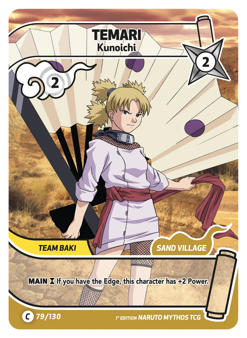 Image for Temari — Kunoichi (079/130) (KSH) - Naruto Mythos TCG