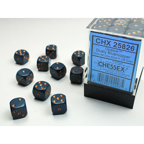 Chessex Dice - D6 Dice Block 12mm (36 Dice)