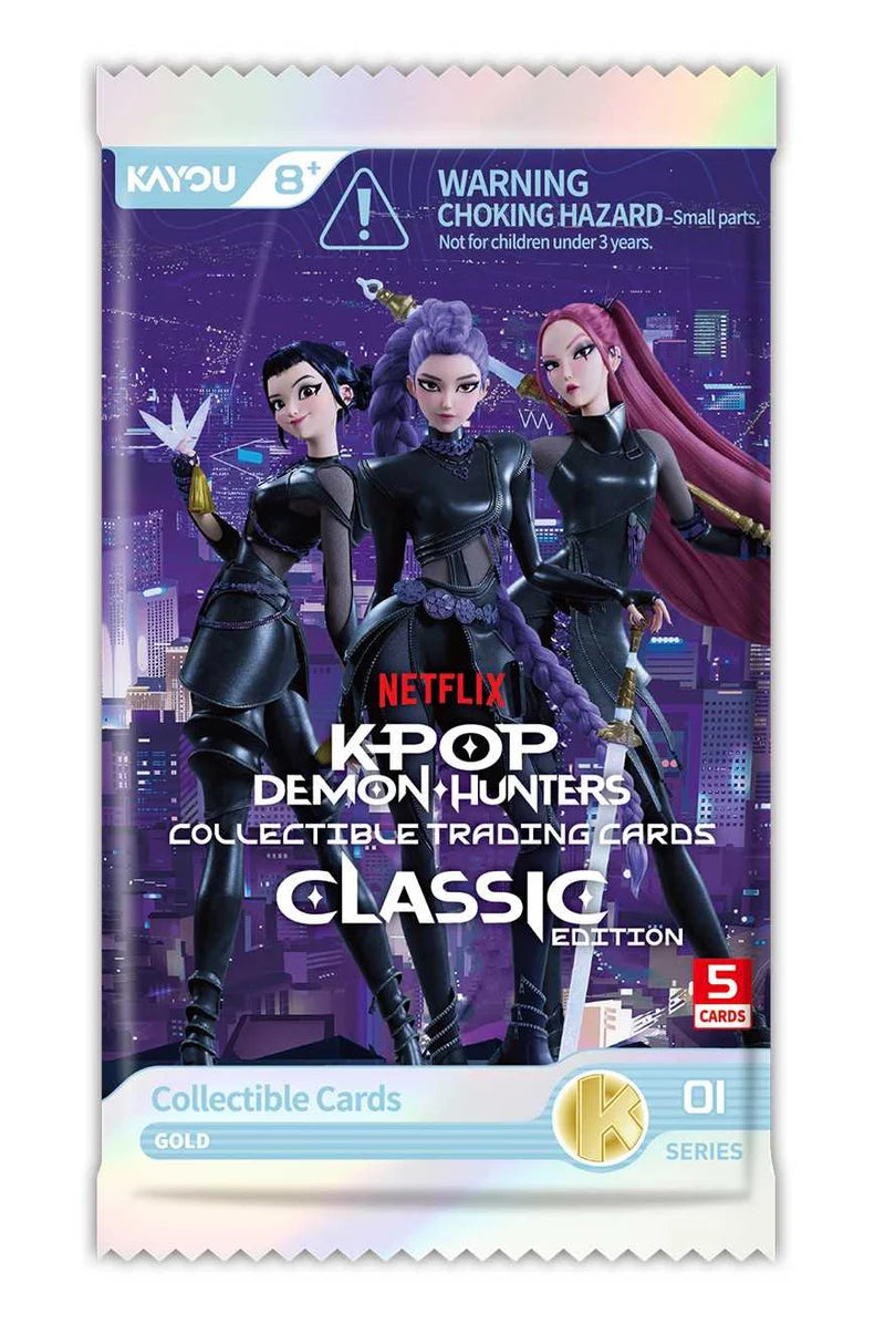 KPop Demon Hunters-Collectible Trading Cards-Classic Edition Foil Booster