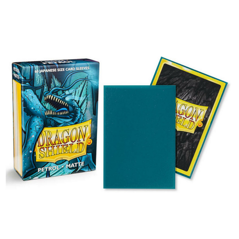 Arcane Tinmen Dragon Shield Yu-Gi-Oh! Size Card Sleeves - Matte Petrol (60)