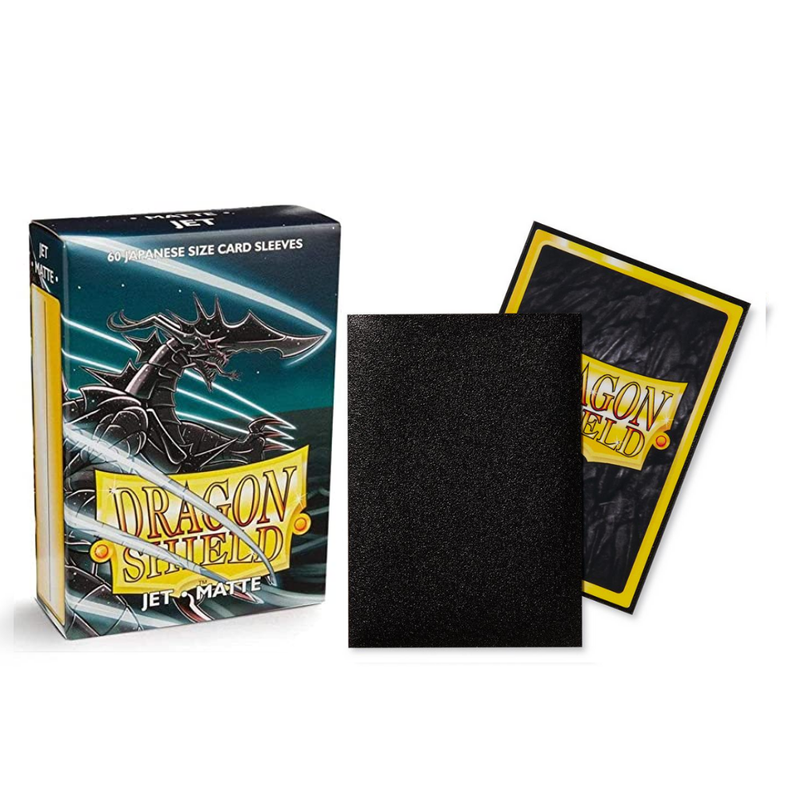 Arcane Tinmen Dragon Shield 60 Japanese Size Card Sleeves - Matte Jet