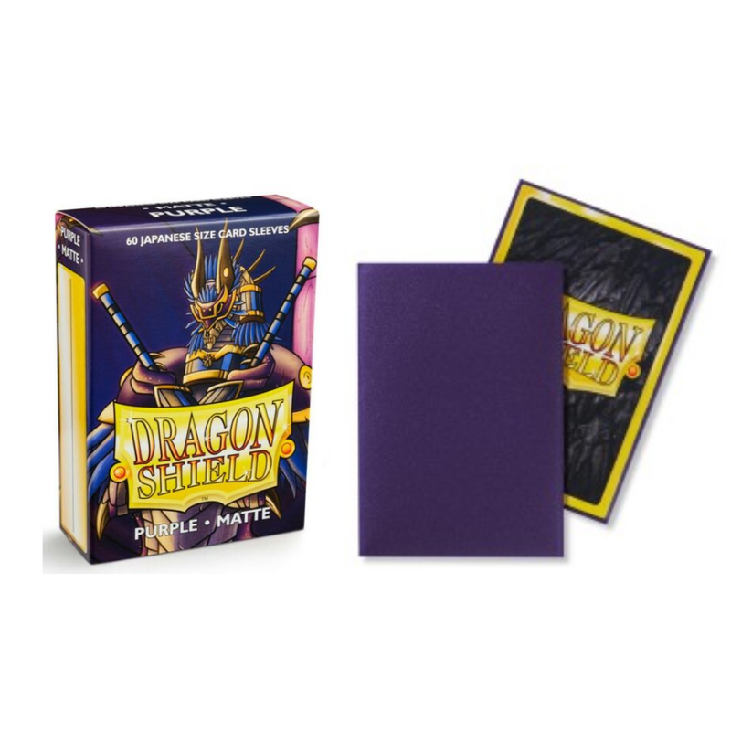 Dragon Shield Purple - Matte Sleeves - Japanese Size
