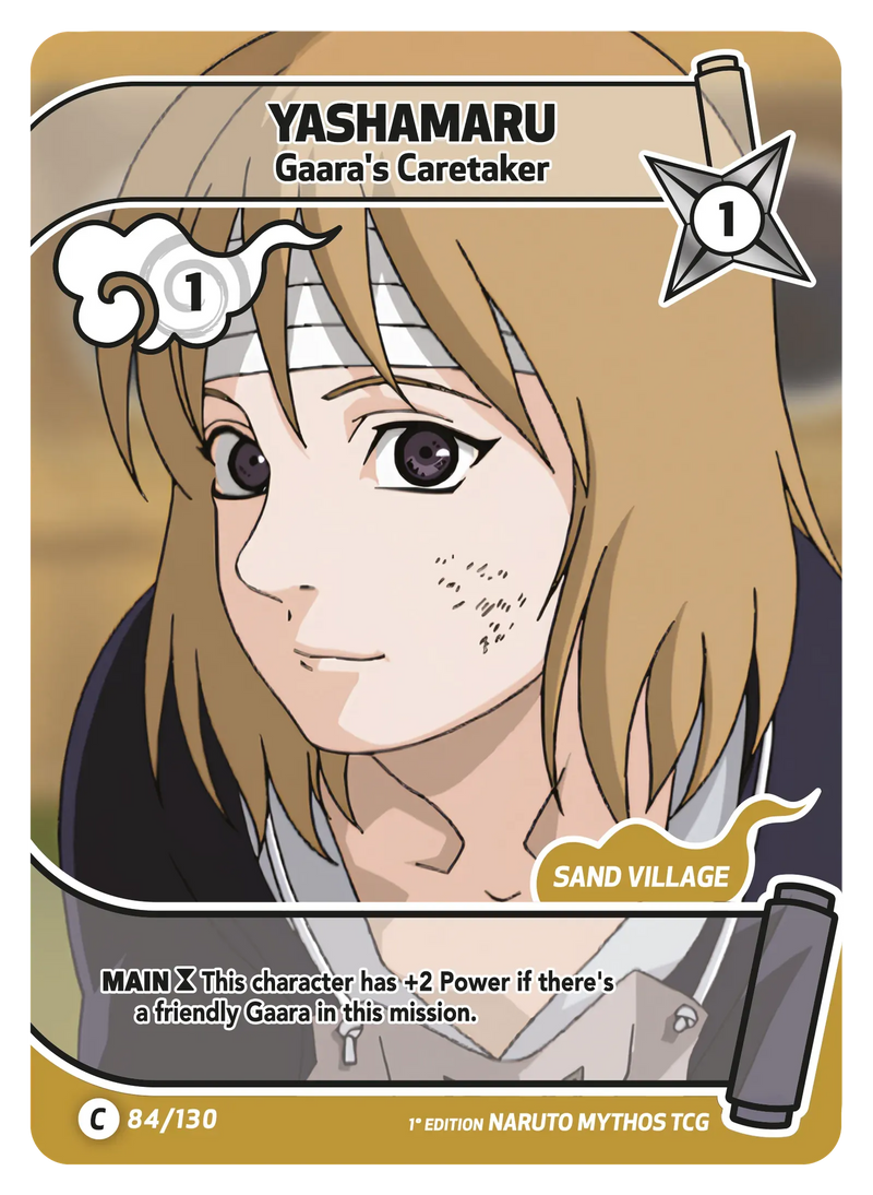 Image for Yashamaru — Gaara's Caretaker (084/130) (KSH) - Naruto Mythos TCG