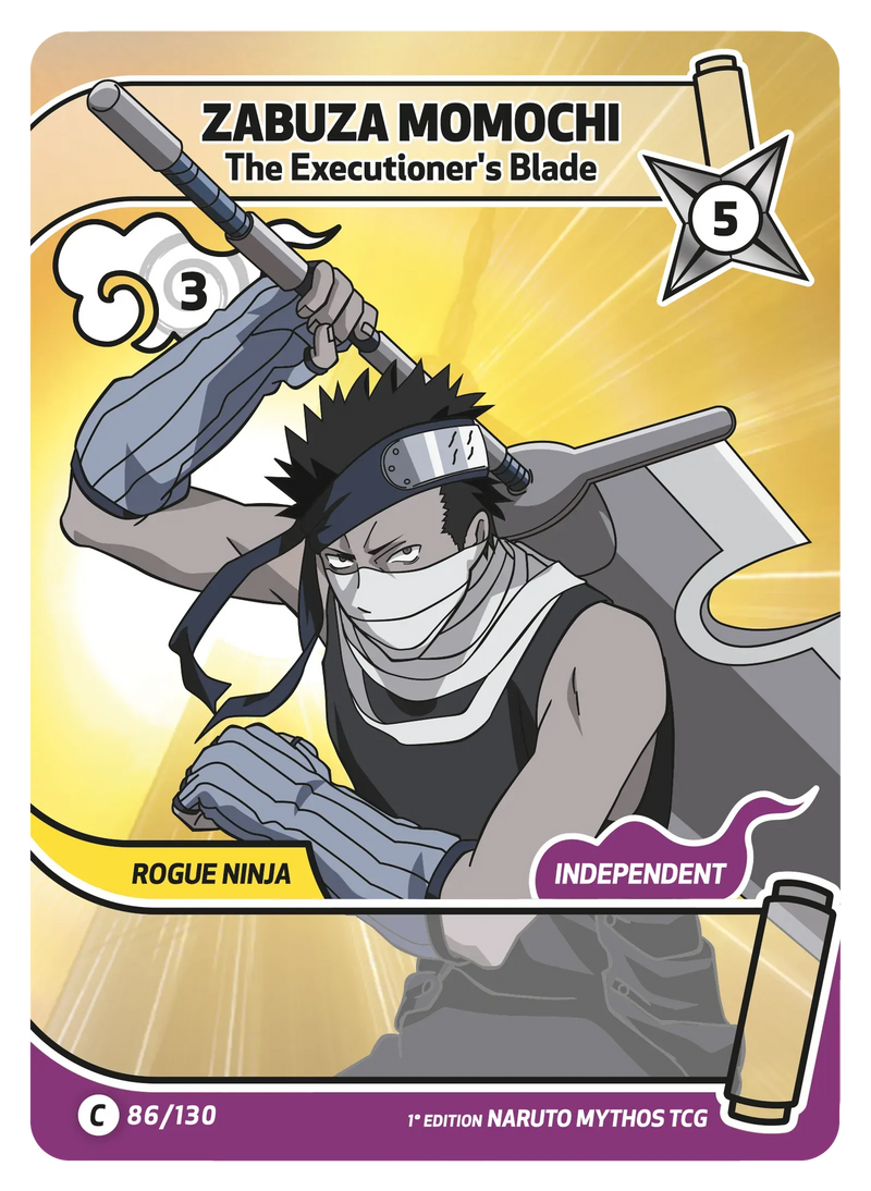 Image for Zabuza Momochi — Kubikiribōchō (086/130) (KSH) - Naruto Mythos TCG