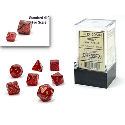 Chessex Dice - Mini Polyhedral 7 Die Set