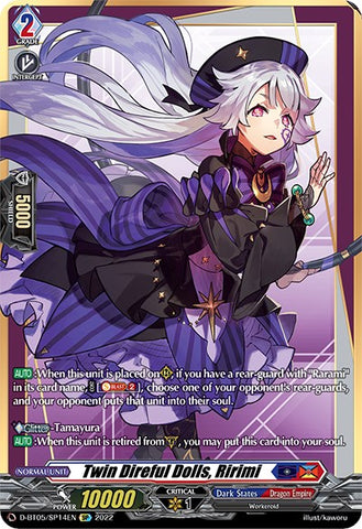 Twin Direful Dolls, Ririmi (D-BT05/SP14EN) [Triumphant Return of the Brave Heroes]