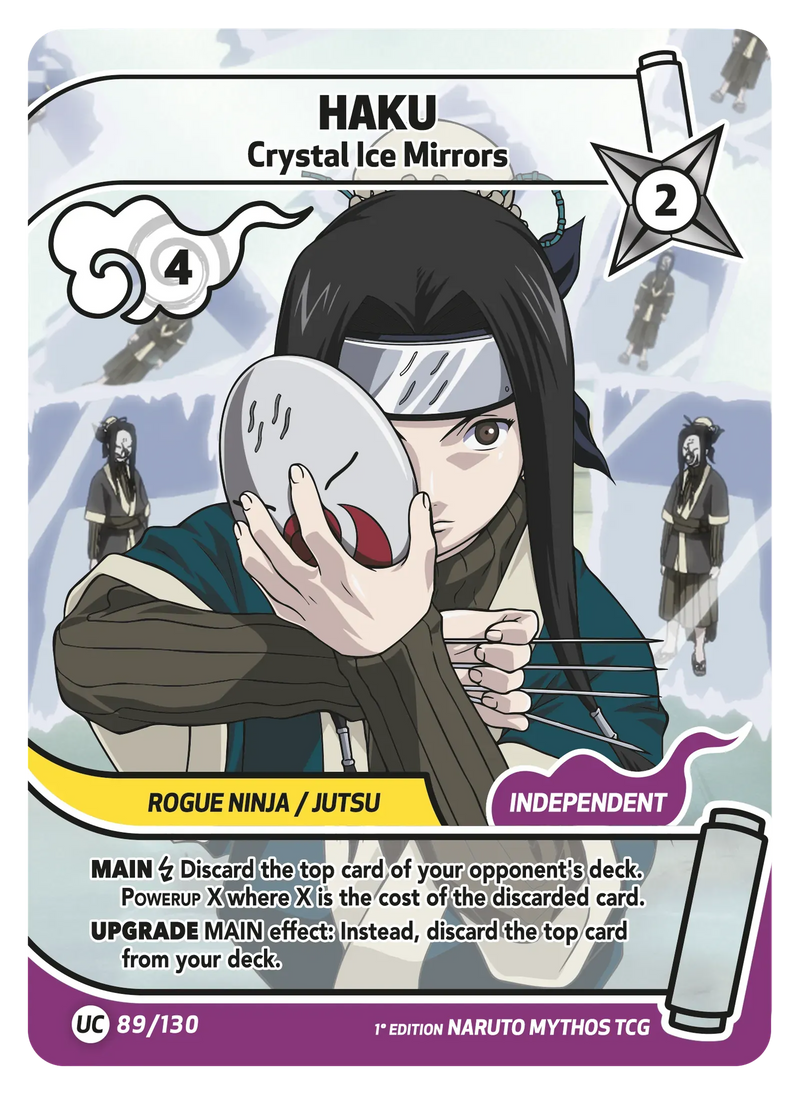 Image for Haku — Crystal Ice Mirrors (089/130) (KSH) - Naruto Mythos TCG