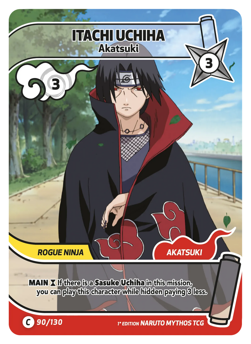 Image for Itachi Uchiha — Akatsuki Investigator (090/130) (KSH) - Naruto Mythos TCG