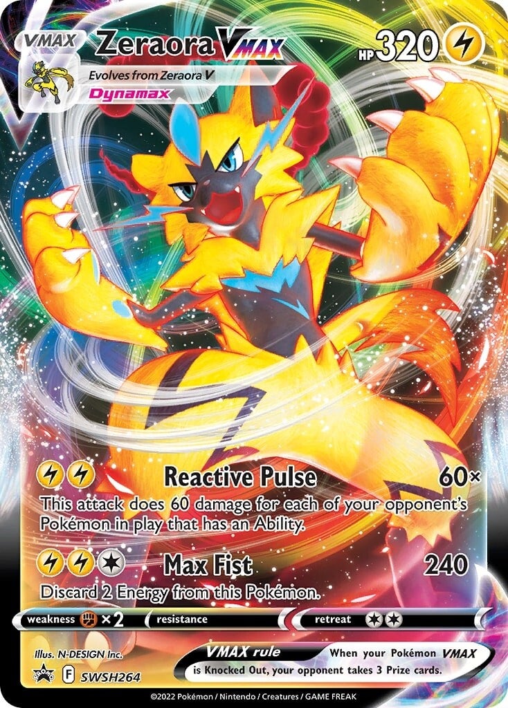 Zeraora VMAX (SWSH264) [Sword & Shield: Black Star Promos]