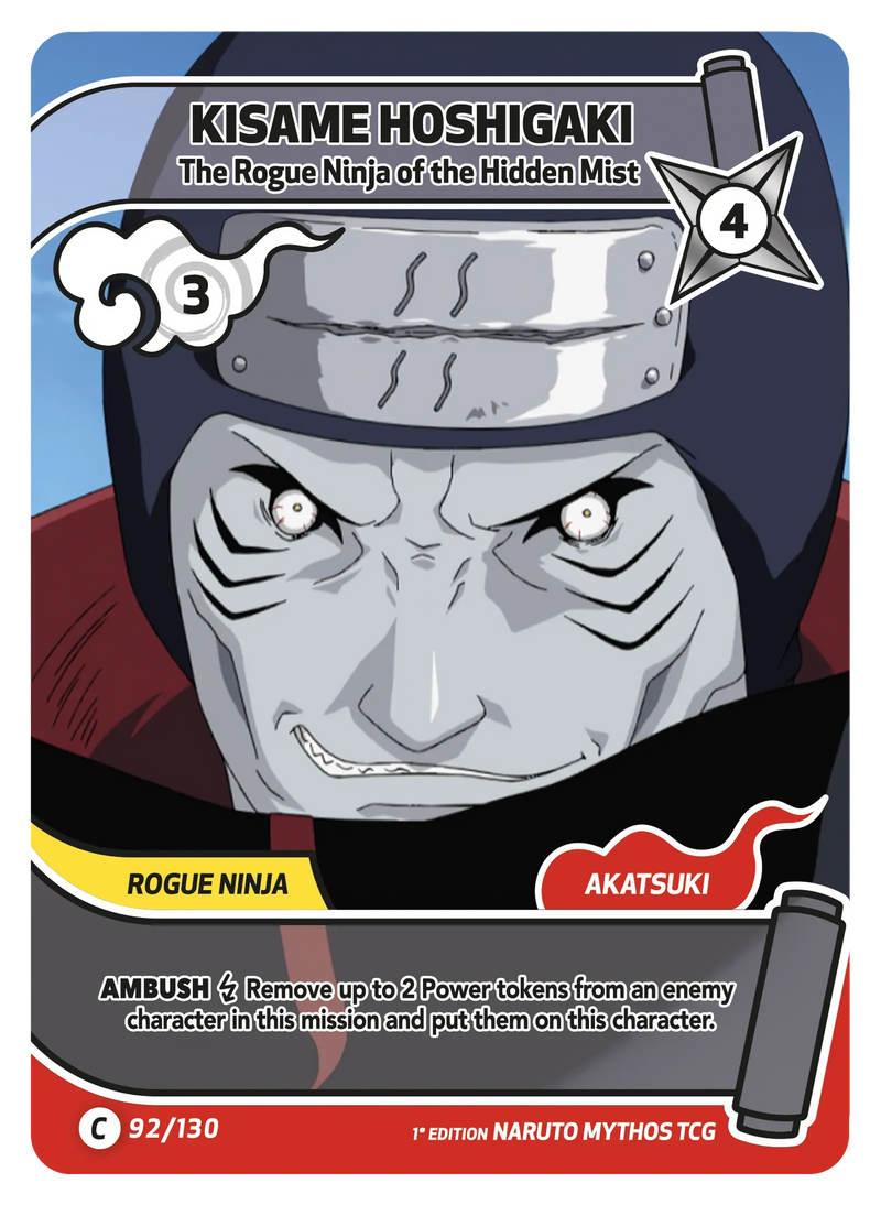 Image for Kisame Hoshigaki — Rogue Ninja of the Hidden Mist (092/130) (KSH) - Naruto Mythos TCG