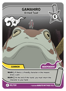 Image for Gamahiro — Armed Toad (095/130) (KSH) - Naruto Mythos TCG
