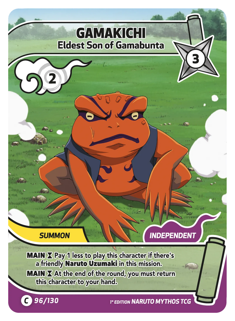 Image for Gamakichi — Eldest Son of Gamabunta (096/130) (KSH) - Naruto Mythos TCG