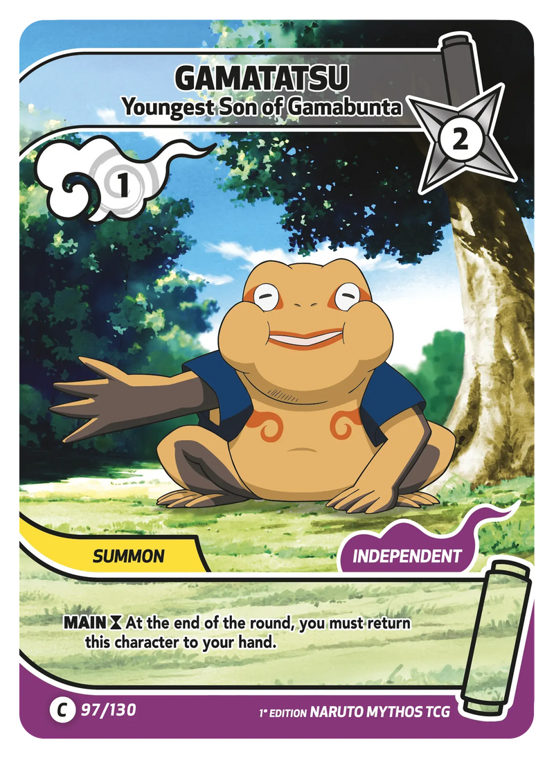 Image for Gamatatsu — Youngest Son of Gamabunta (097/130) (KSH) - Naruto Mythos TCG