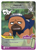 Image for Pakkun — Kakashi's Ninja Hound (099/130) (KSH) - Naruto Mythos TCG