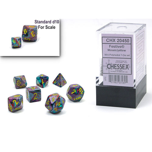 Chessex Dice - Mini Polyhedral 7 Die Set