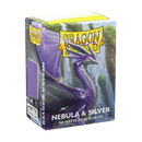 Dragon Shield Dual Matte Standard Sleeves - Nebula & Silver (100-Pack)