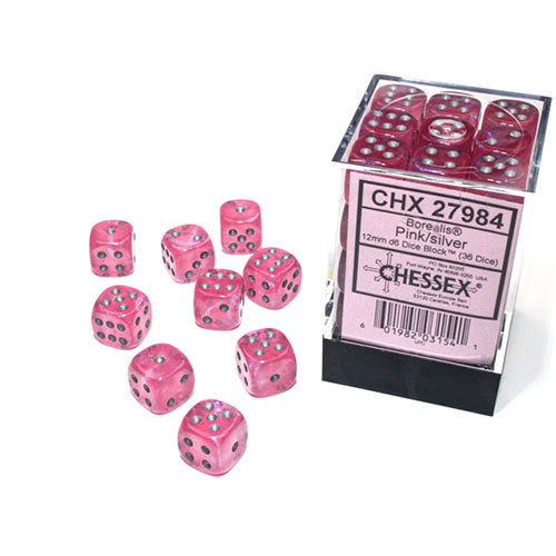 Chessex Dice - D6 Dice Block 12mm (36 Dice)