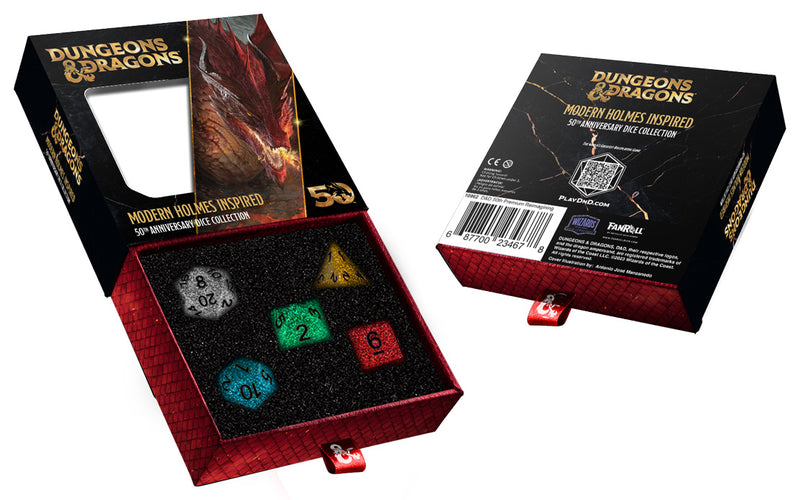 Dungeons and dragons Retro Holmes Replica 50th ANNIVERSARY DICE COLLECTION