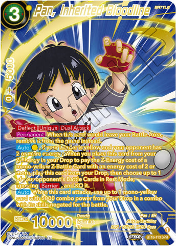 Pan, Inherited Bloodline (SPR) (BT18-113) [Dawn of the Z-Legends]