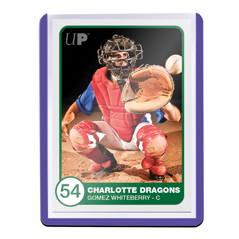 Ultra PRO: Toploader - 3" x 4" (25ct - Purple Border)