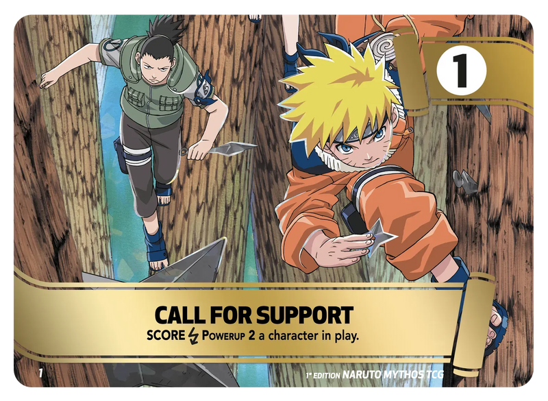 Image for Call for support (1) (MIS) - Naruto Mythos TCG