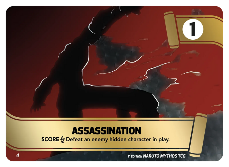 Image for Assassination (4) (MIS) - Naruto Mythos TCG