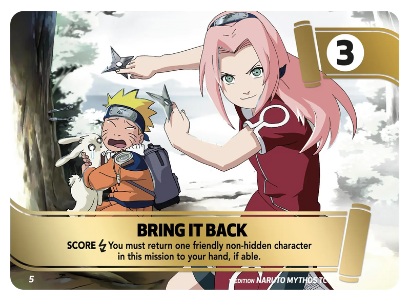 Image for Bring it back (5) (MIS) - Naruto Mythos TCG