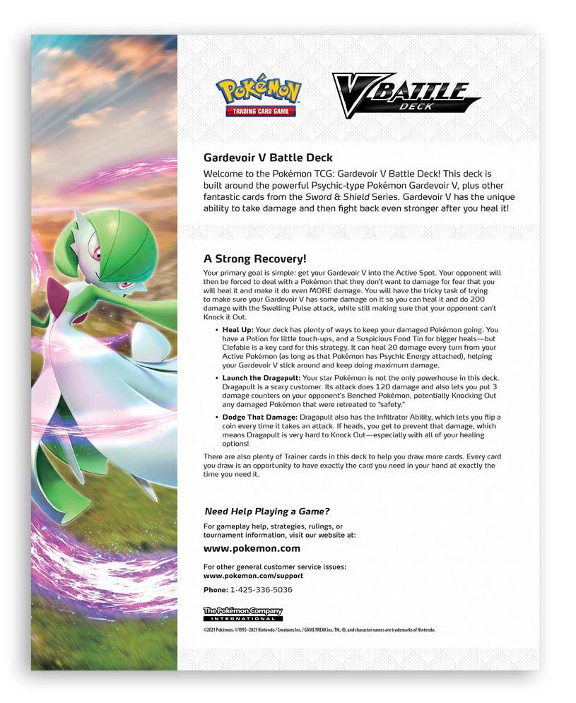 gardevoir v pokemon card Sword & Shield: Battle Styles
