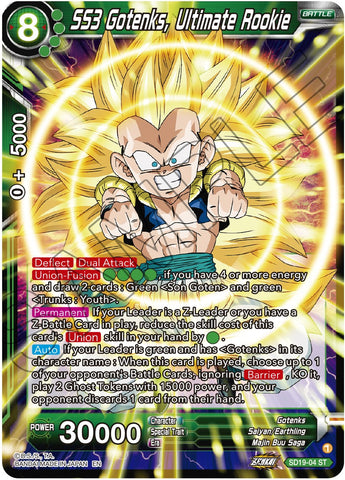 SS3 Gotenks, Ultimate Rookie (SD19-04) [Dawn of the Z-Legends]